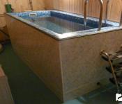 Badehaus mit Schwimmbad: Projekt eines erstaunlichen Badehauskomplexes zur Entspannung Wie man in einer Sauna mit eigenen Händen ein Schwimmbad baut